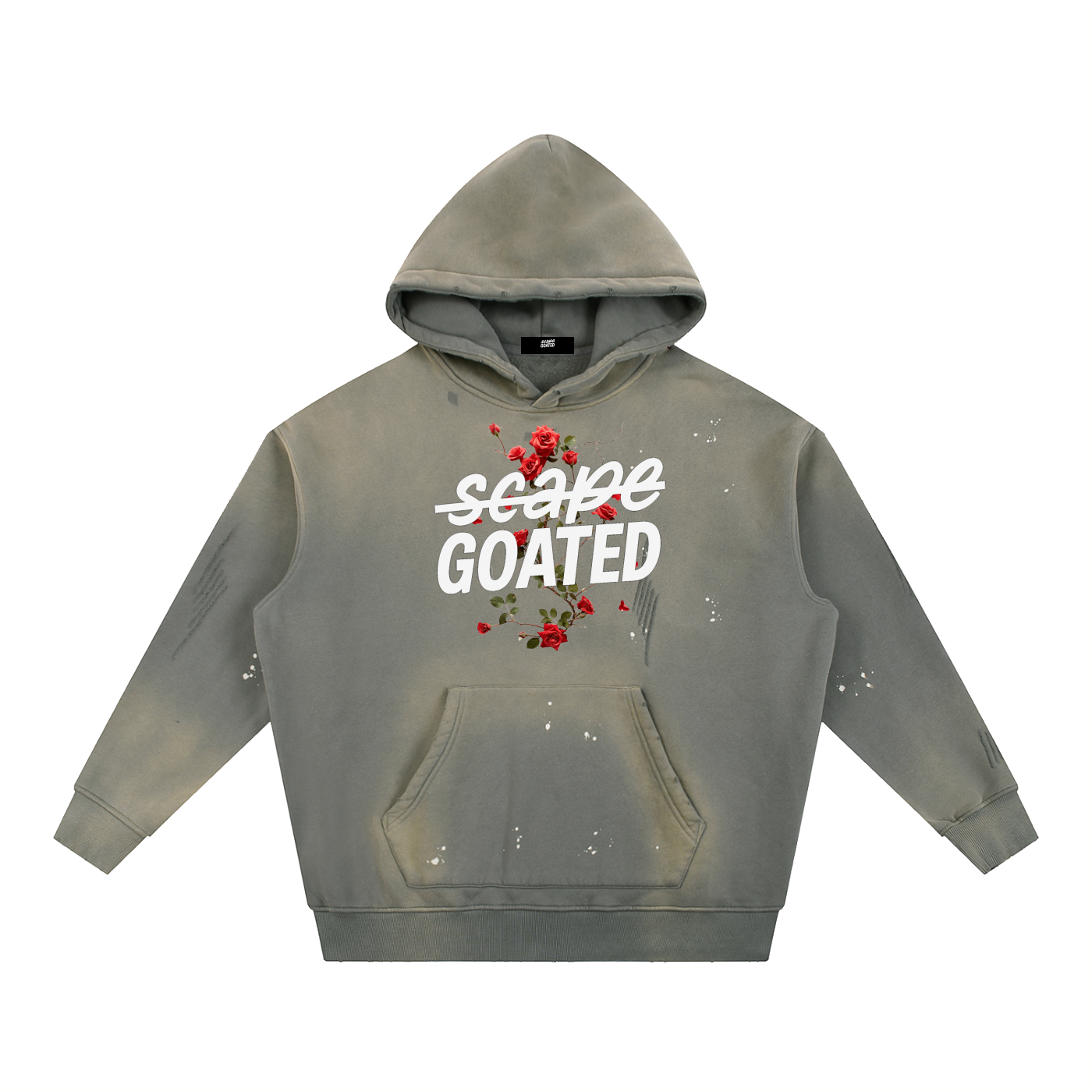 Women’s Vintage Washed Frayed Fleece Hoodie