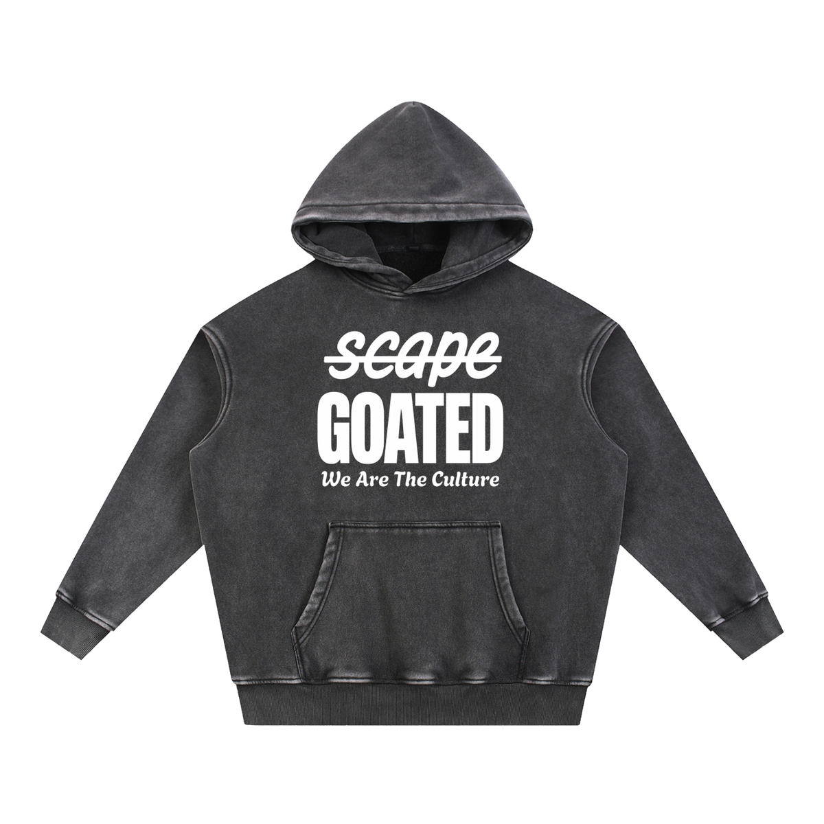 Men's Snow Wash Fleece Oversize Hoodie
