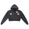 Women’s Snow Washed Cropped Hoodie