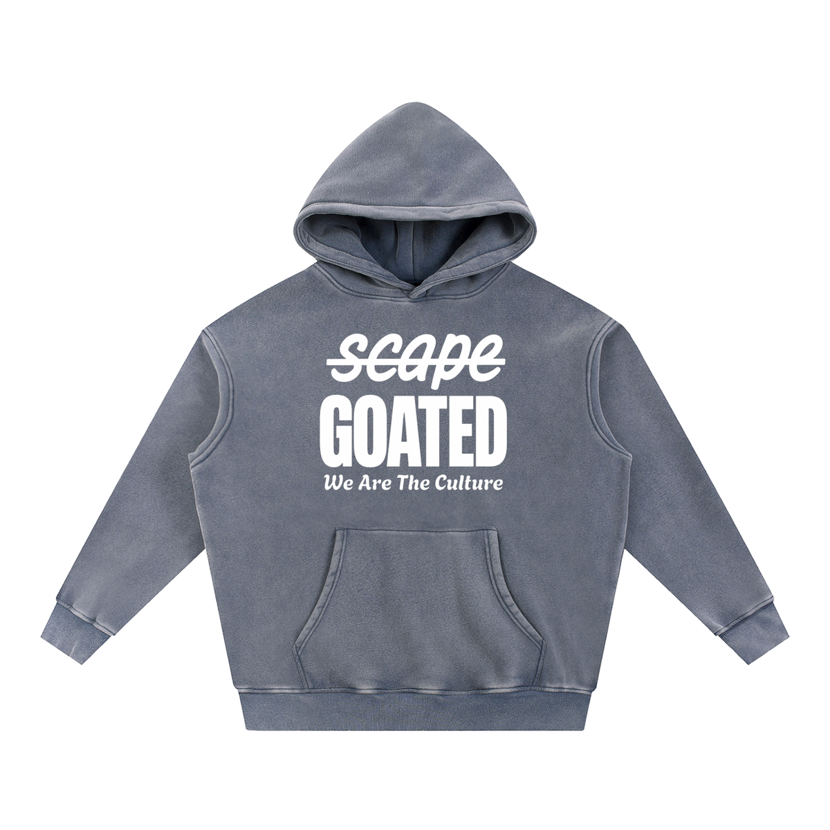 Men's Snow Wash Fleece Oversize Hoodie