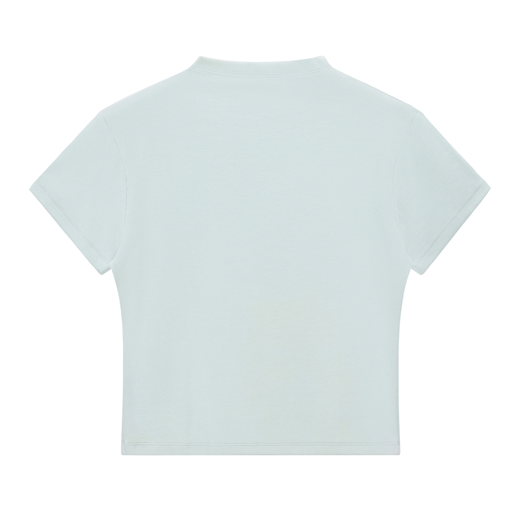 Women’s Essential Slim Fit Mock Neck T-Shirt