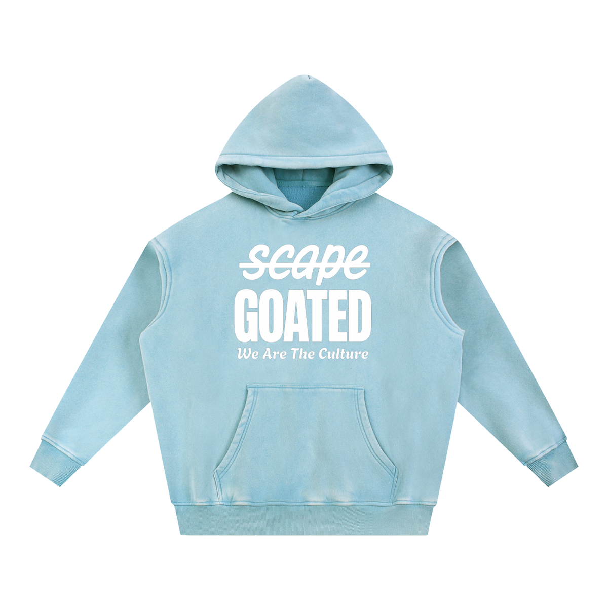 Men's Snow Wash Fleece Oversize Hoodie