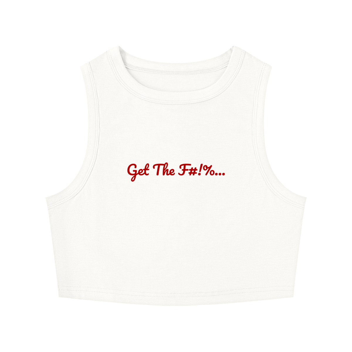 Women's Tight Crewneck Crop Tank Top