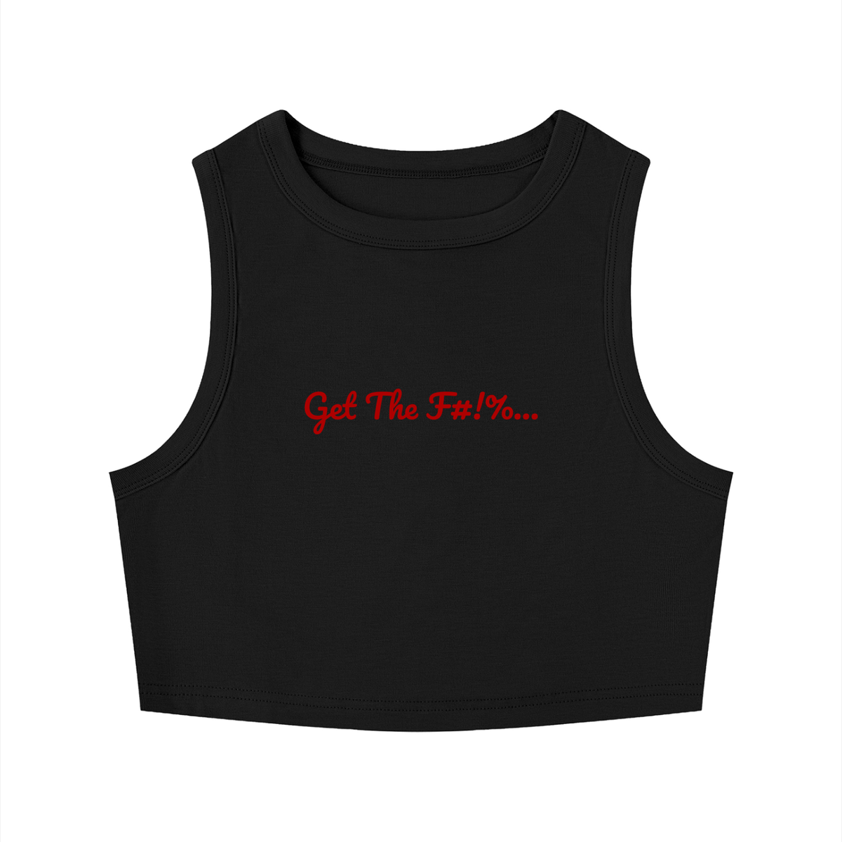Women's Tight Crewneck Crop Tank Top