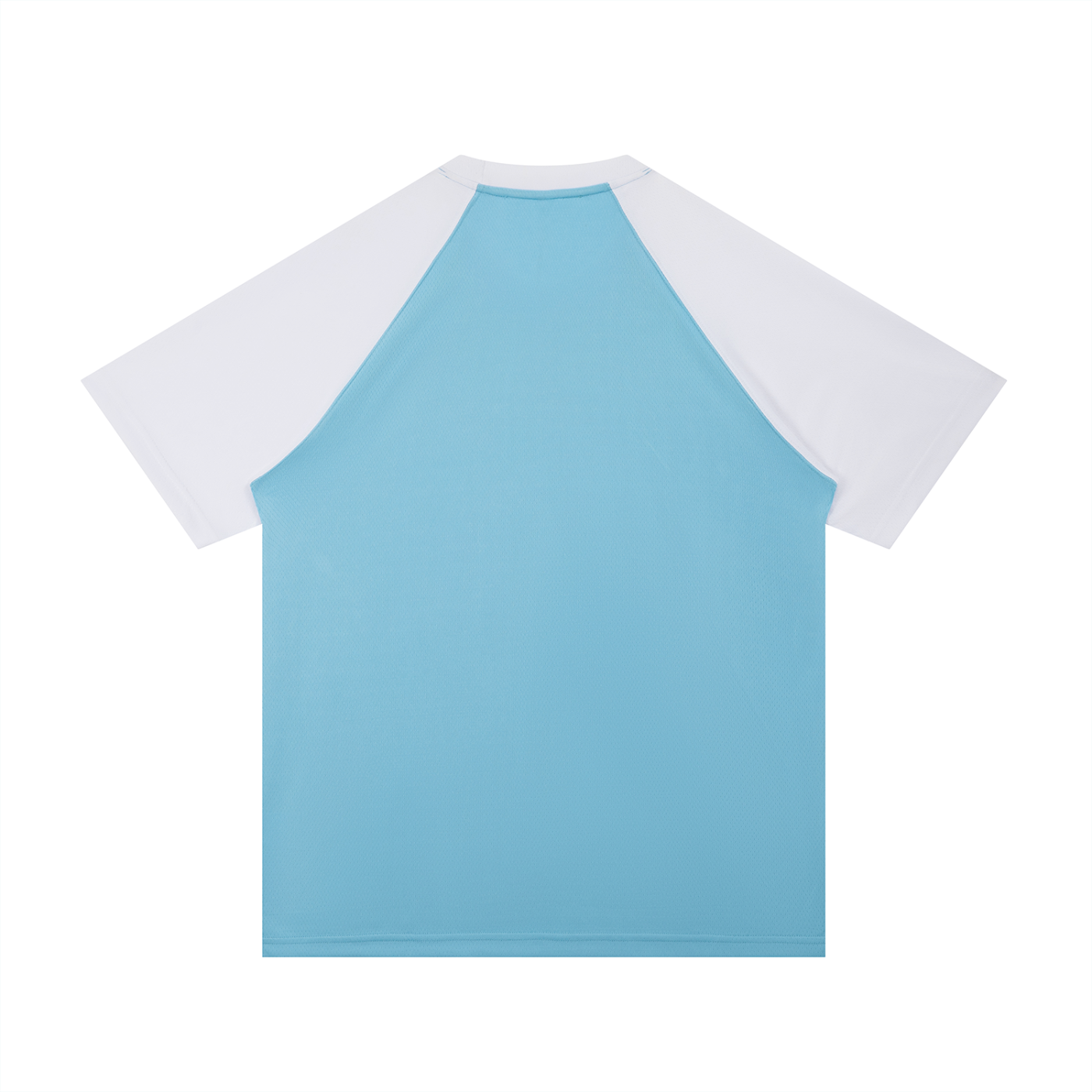 Men’s Contrast Raglan Sleeve Mesh T-Shirt