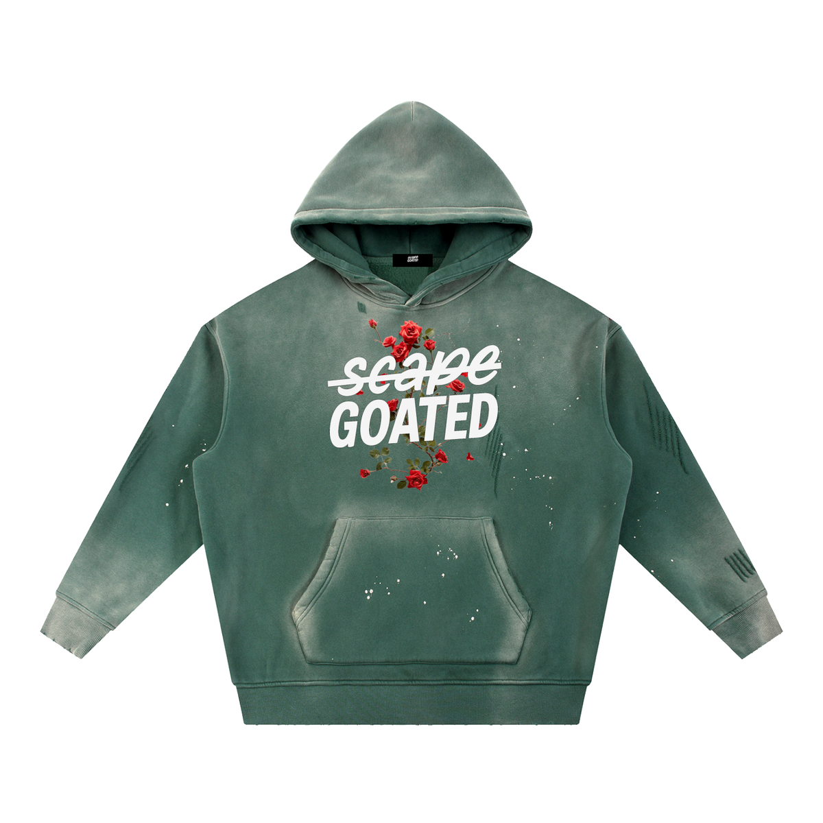 Women’s Vintage Washed Frayed Fleece Hoodie