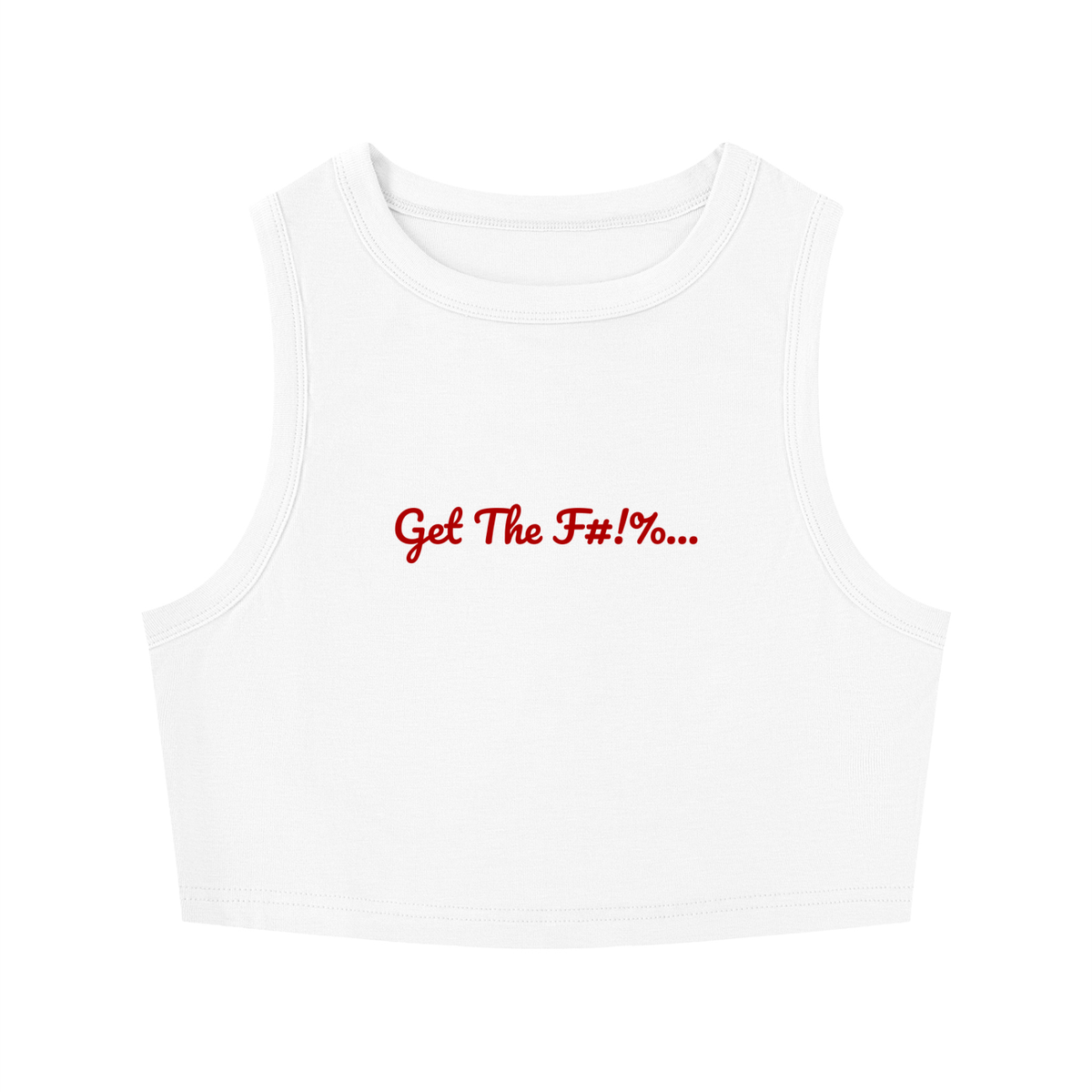 Women's Tight Crewneck Crop Tank Top