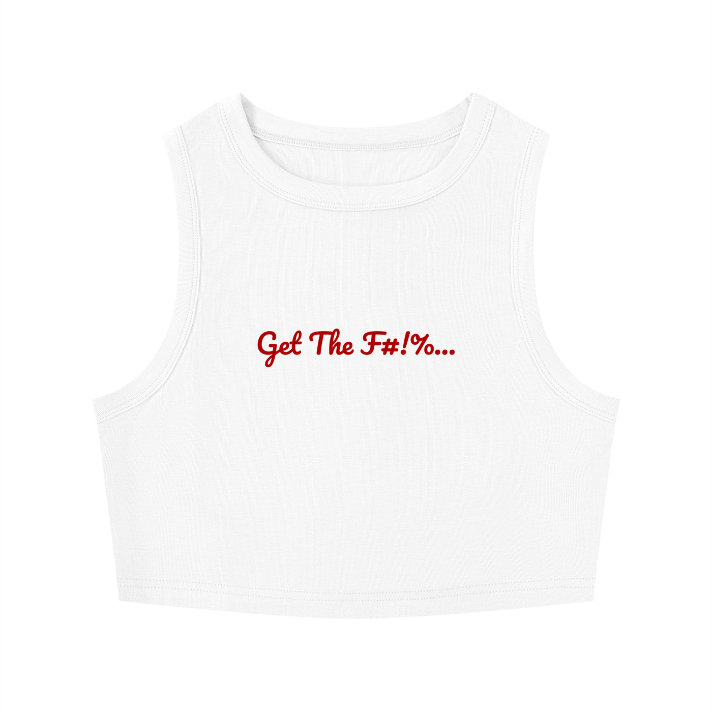 Women's Tight Crewneck Crop Tank Top