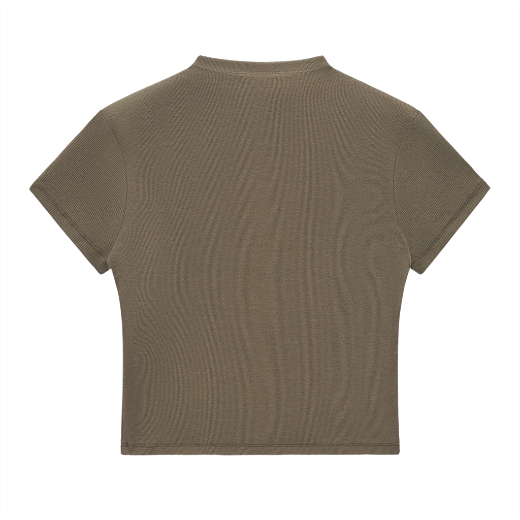 Women’s Essential Slim Fit Mock Neck T-Shirt
