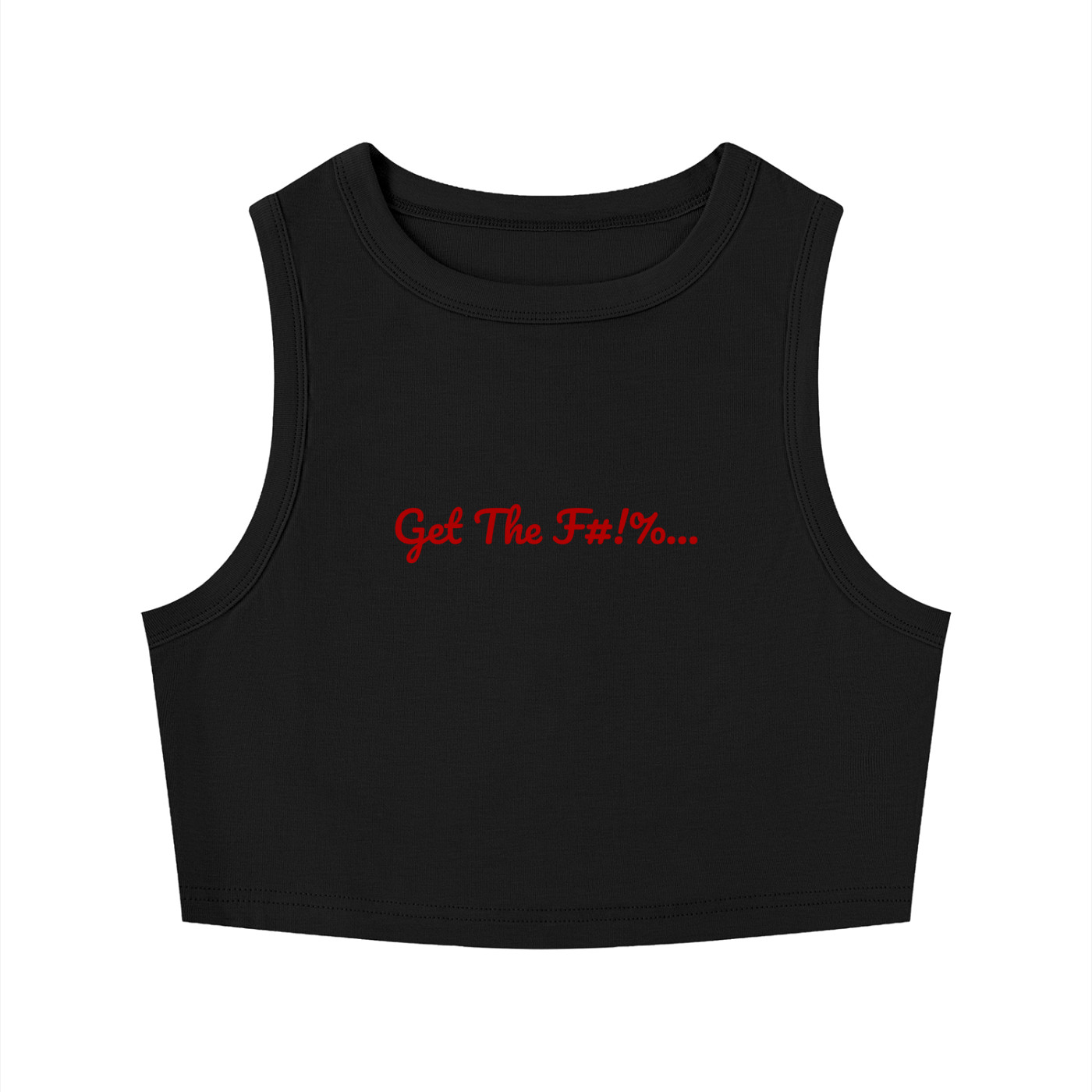 Women's Tight Crewneck Crop Tank Top