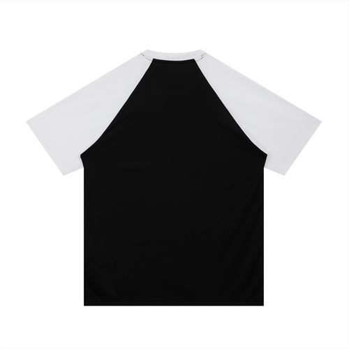 Men’s Contrast Raglan Sleeve Mesh T-Shirt