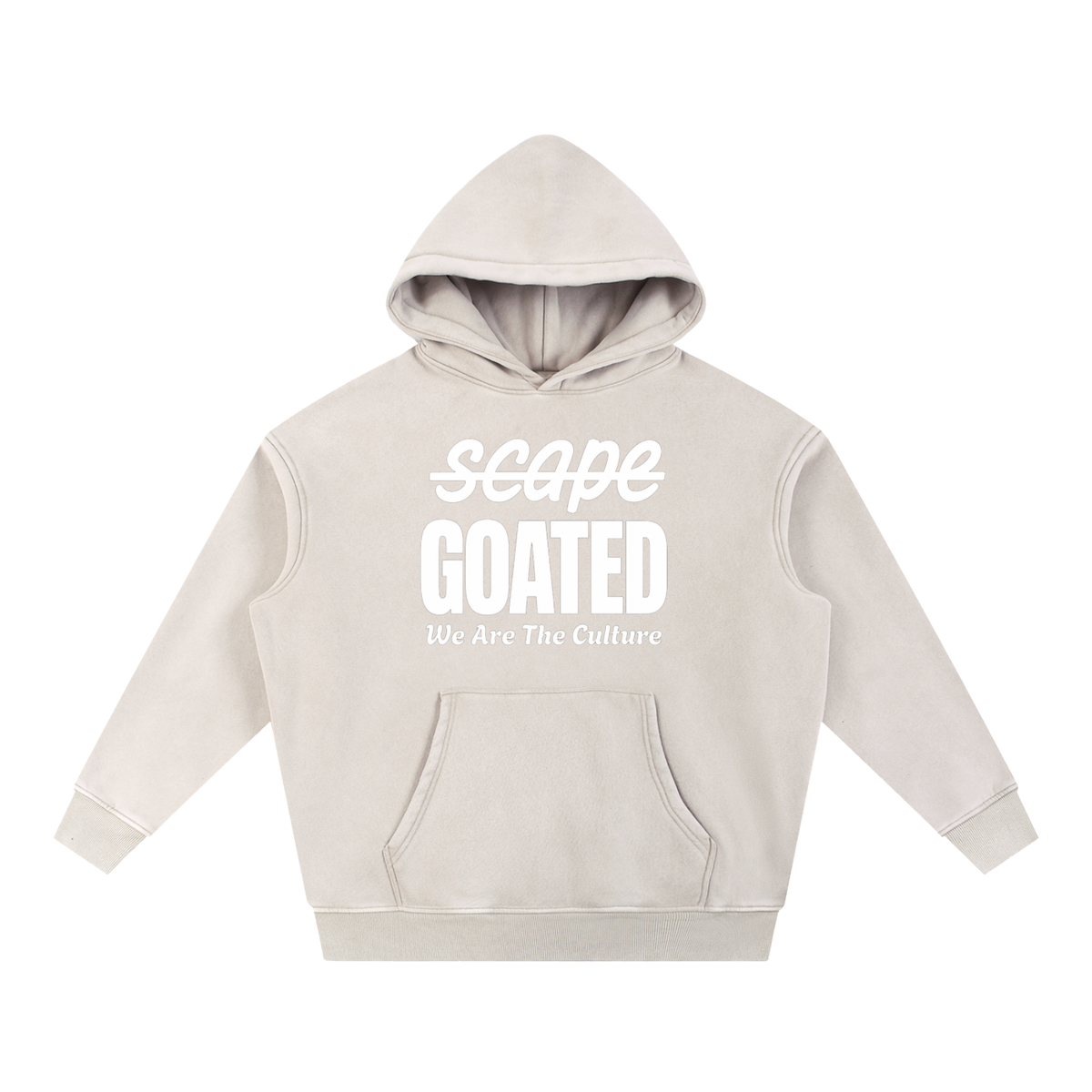 Men's Snow Wash Fleece Oversize Hoodie