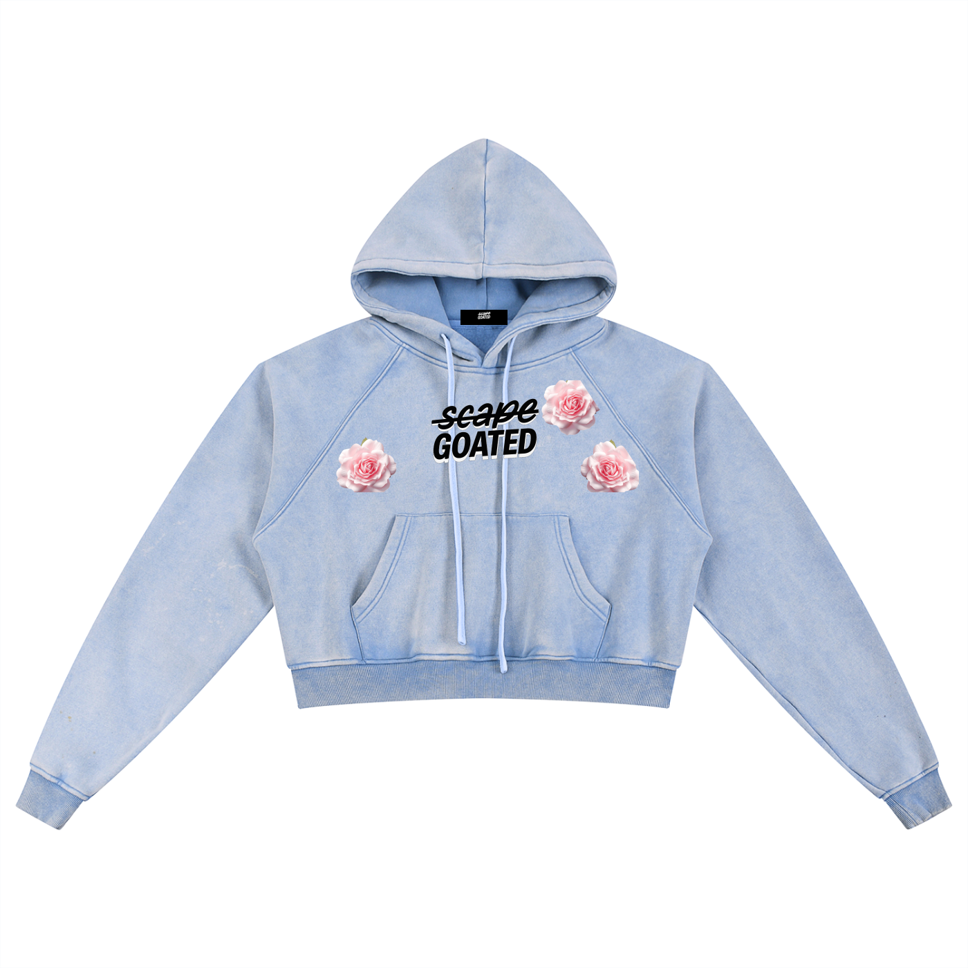 Women’s Snow Washed Cropped Hoodie