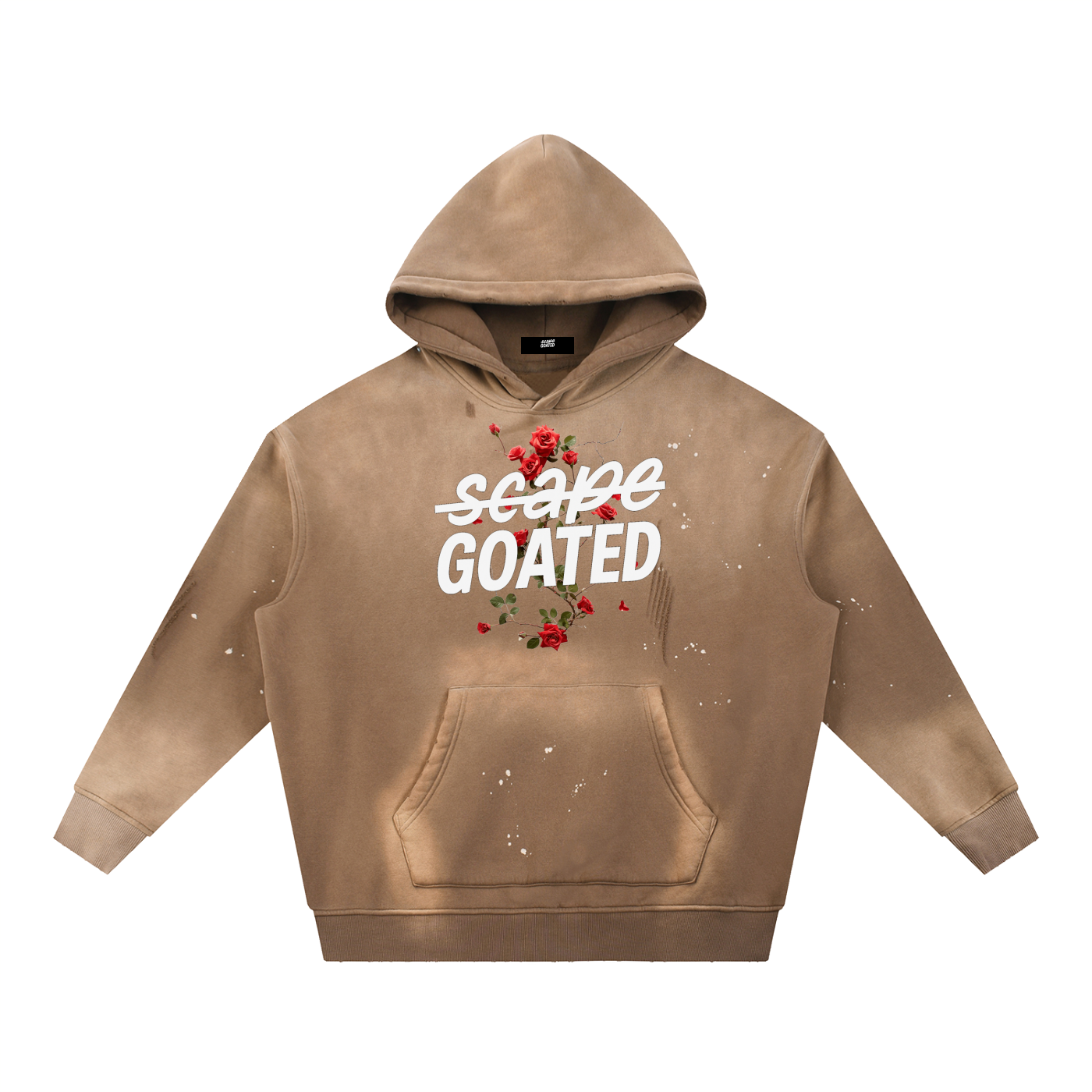 Women’s Vintage Washed Frayed Fleece Hoodie