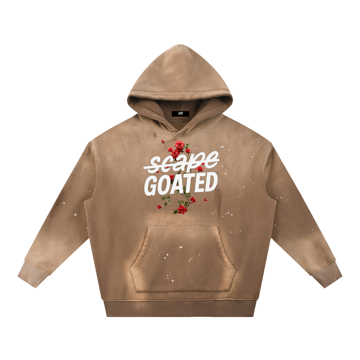 Women’s Vintage Washed Frayed Fleece Hoodie