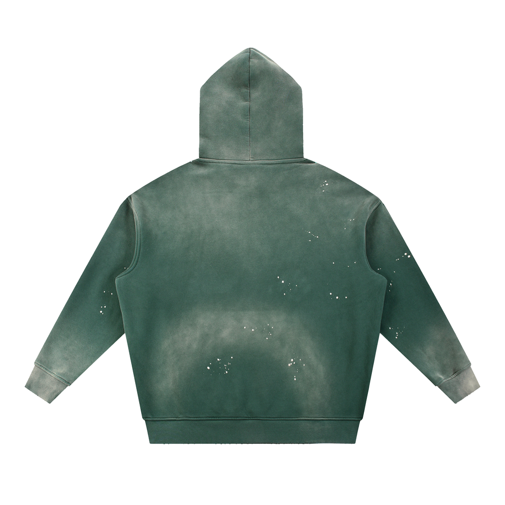 Women’s Vintage Washed Frayed Fleece Hoodie