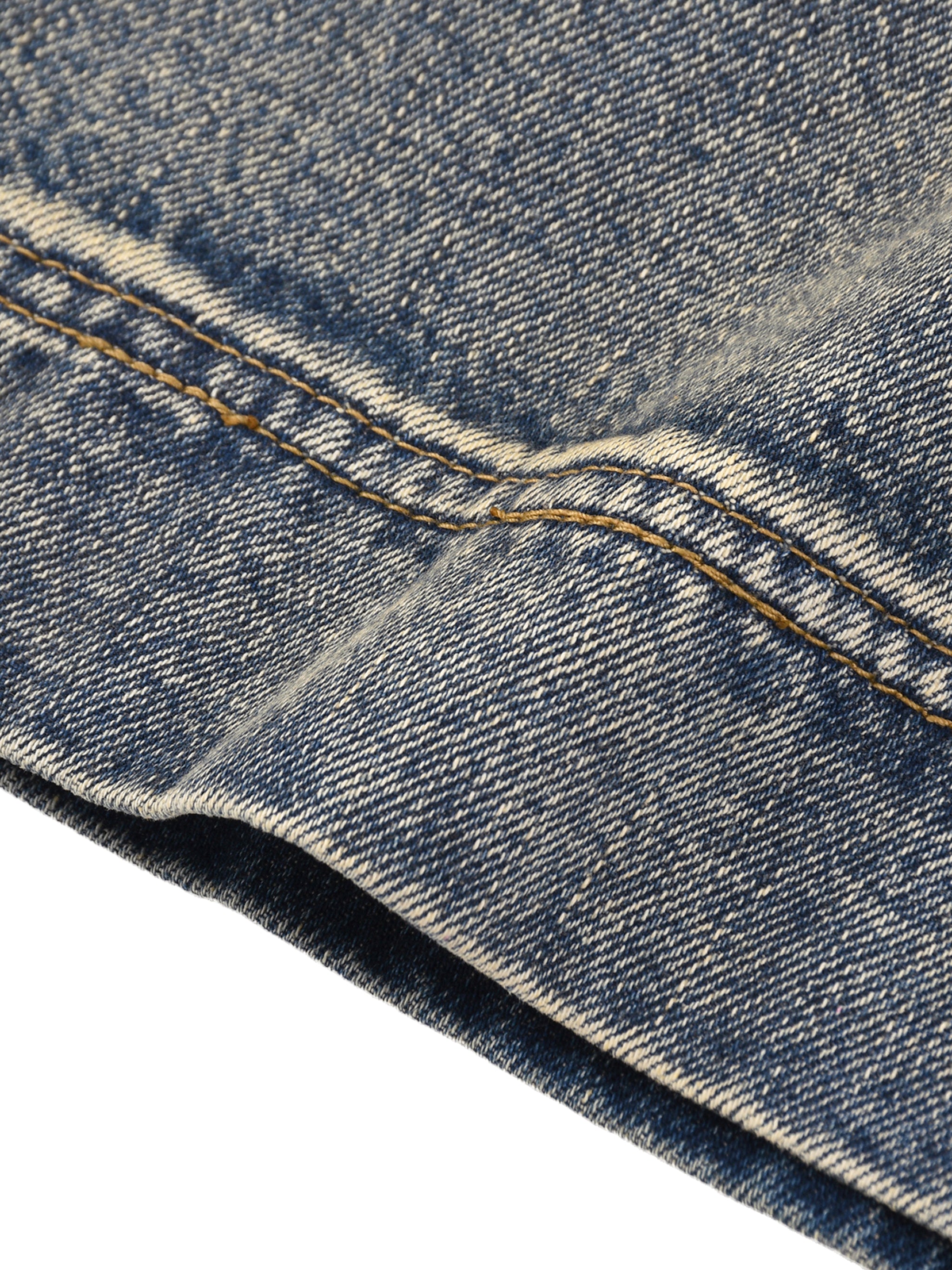 Men’s Vintage Wash Baggy Denim Shorts